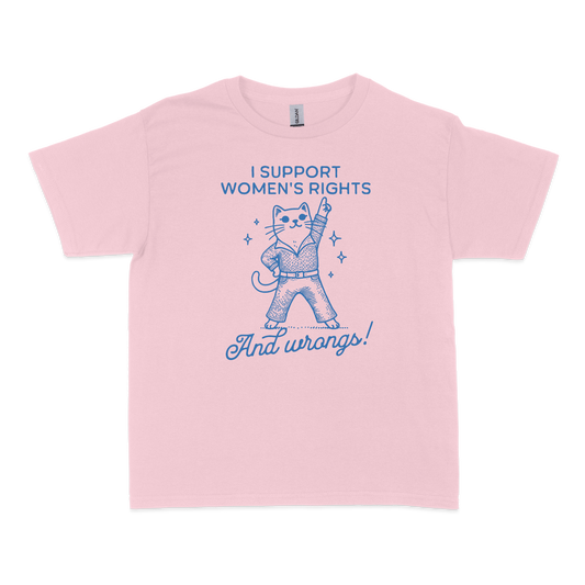 I Support Women’s Rights Wrongs Baby Tee