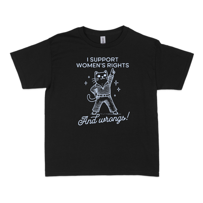 I Support Women’s Rights Wrongs Baby Tee