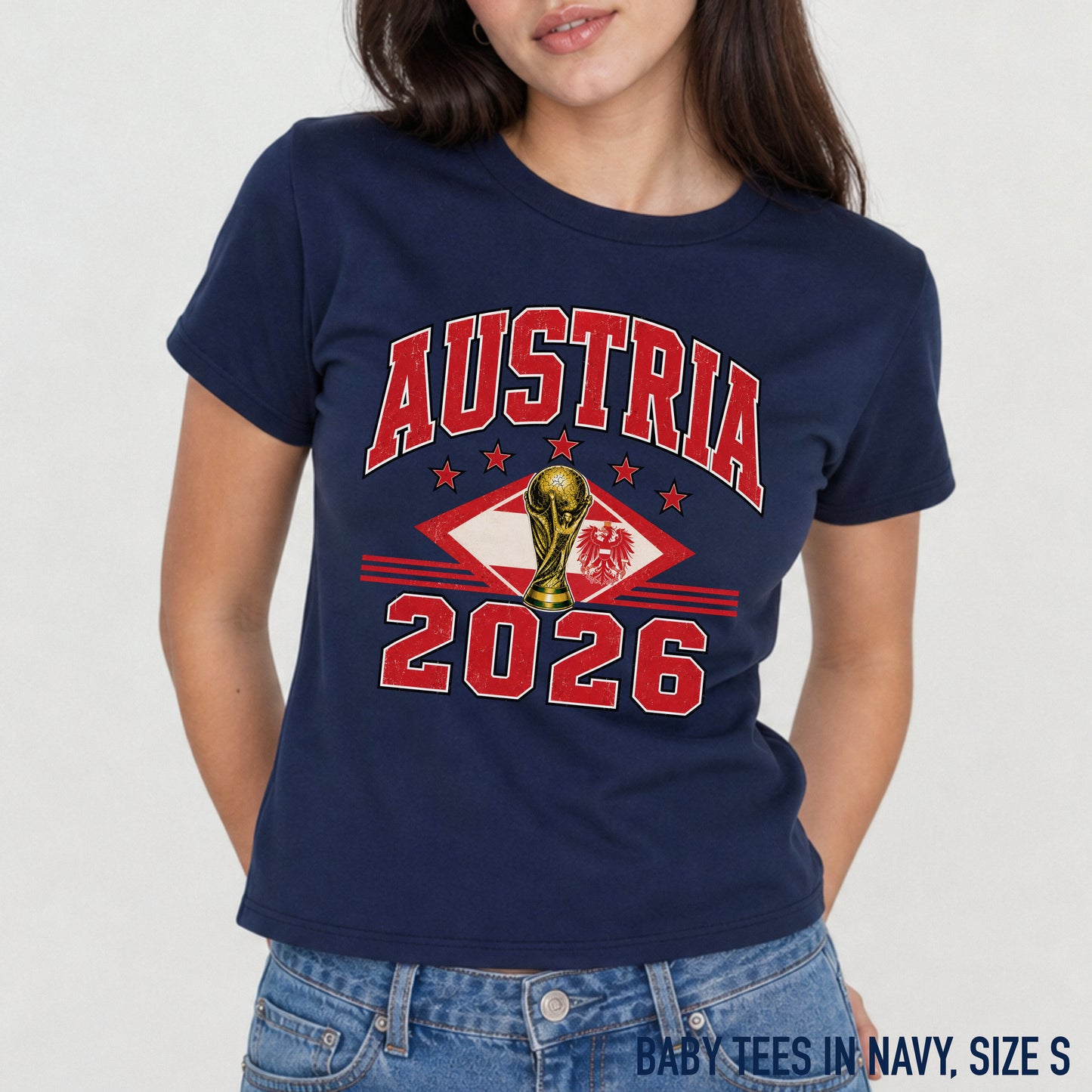 Austria 2026 Football World Cup Baby Tee