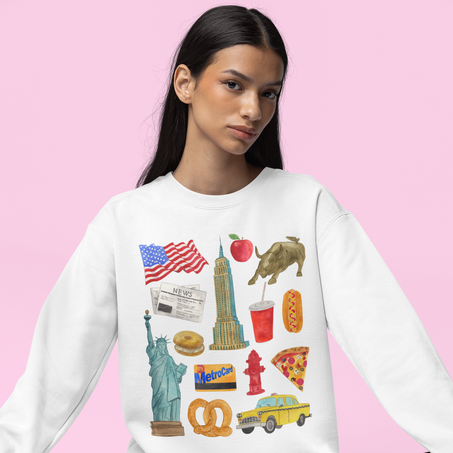 New York City Illustrations Sweatshirt