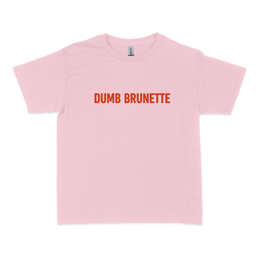 Dumb Brunette Baby Tee