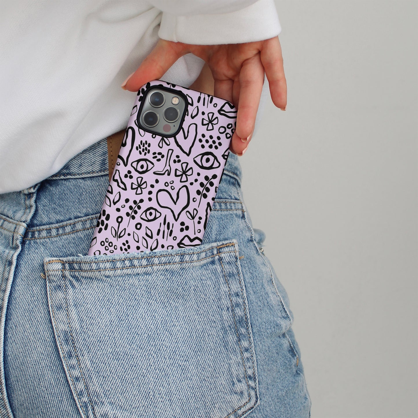 Doodle Darling iPhone Case