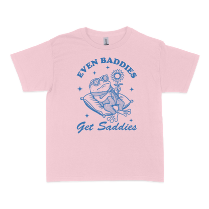 Even Baddies Get Saddies Baby Tee