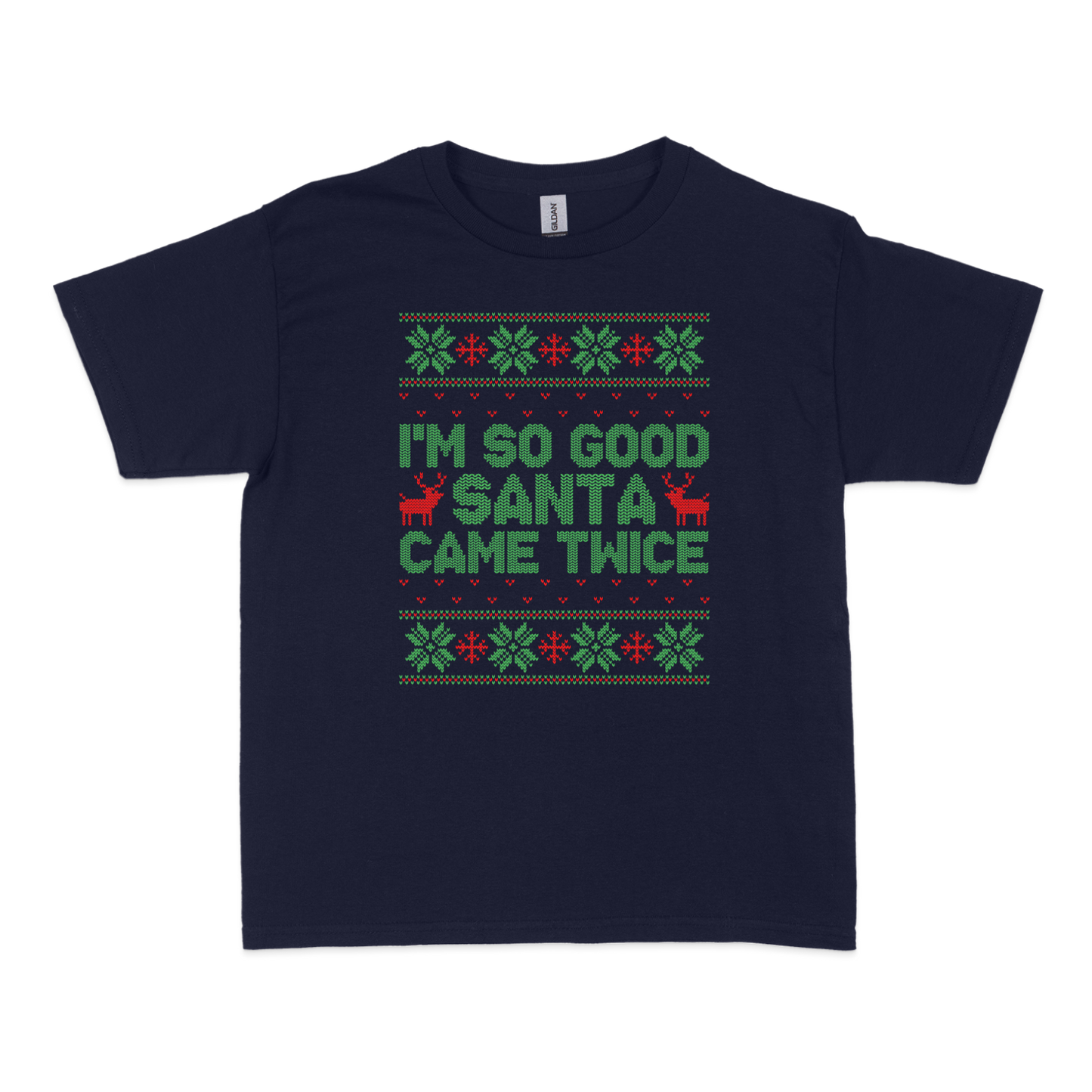 Santa Came Twice Christmas Baby Tee