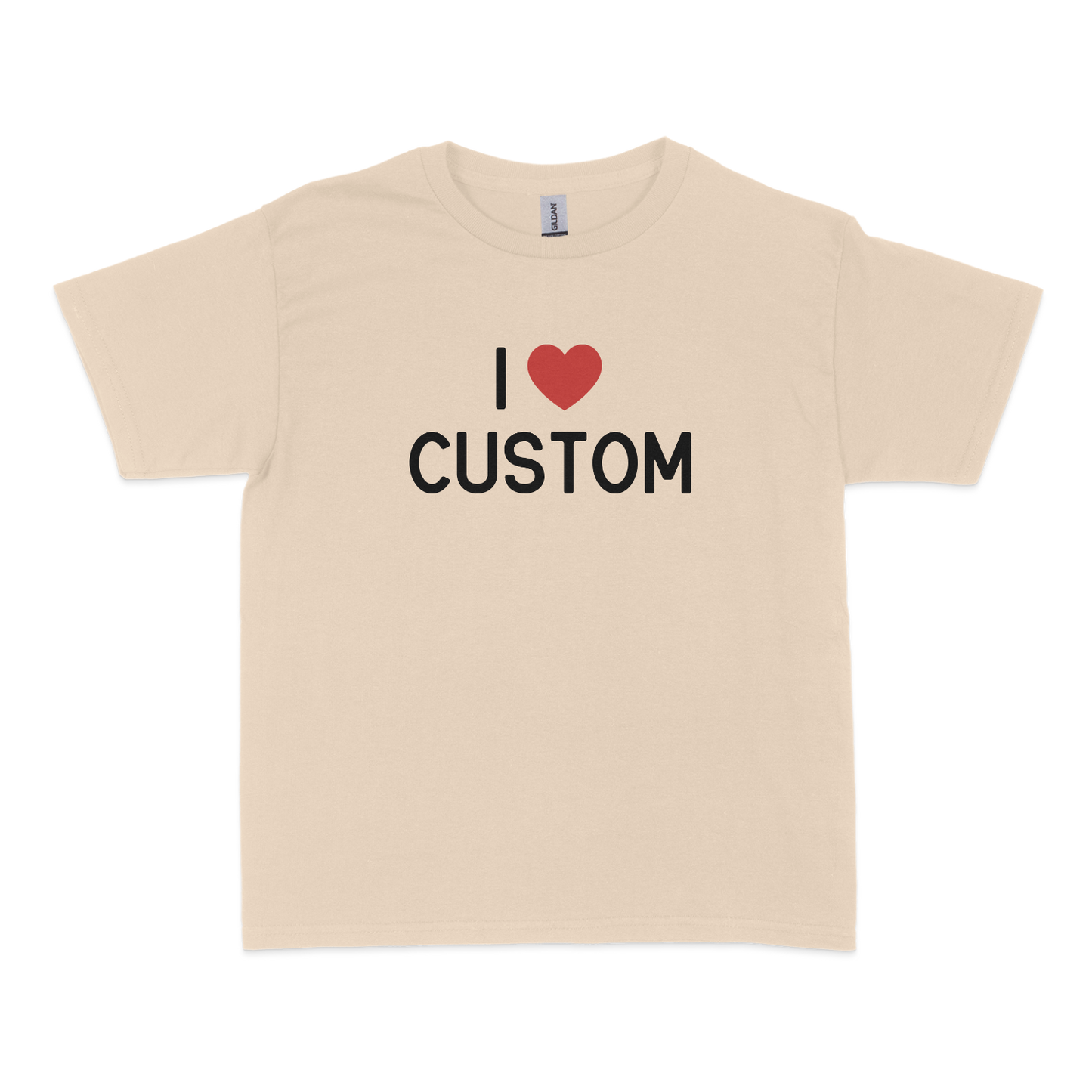 I Love (CUSTOM) Baby Tee