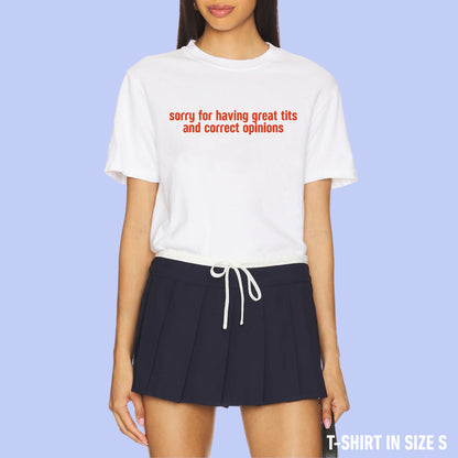Sorry for Having Great Tits Classic T-Shirt