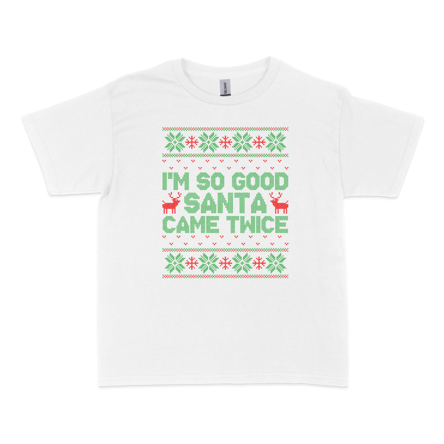 Santa Came Twice Christmas Baby Tee