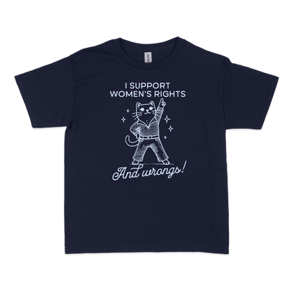 I Support Women’s Rights Wrongs Baby Tee