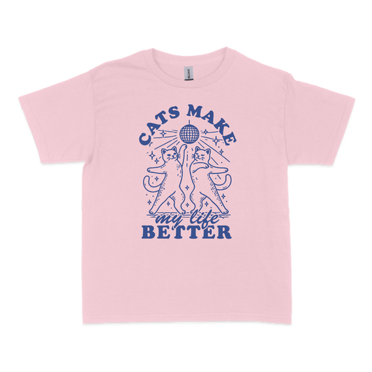 Cats Make My Life Better Baby Tee