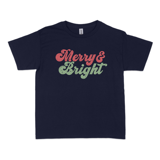 Merry & Bright Christmas Baby Tee