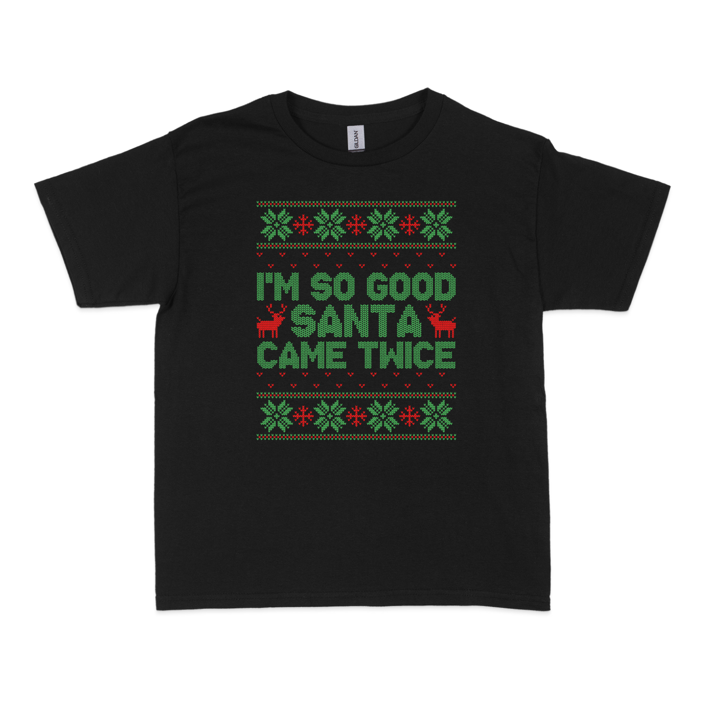 Santa Came Twice Christmas Baby Tee