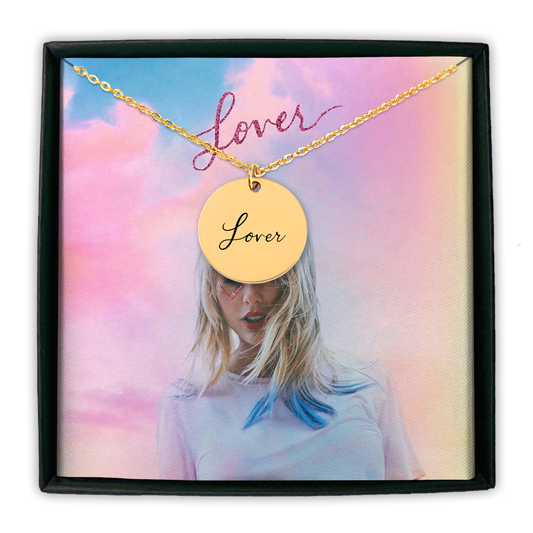 Lover Album Taylor Swift Coin Necklace