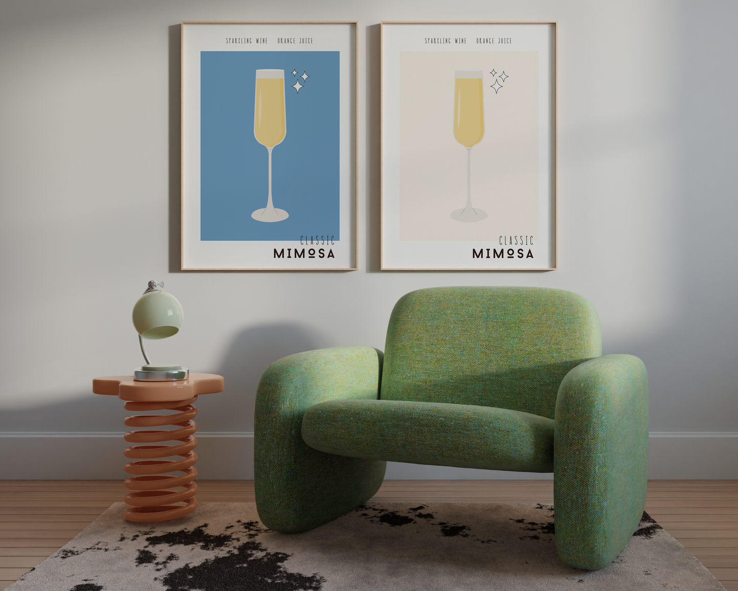 Mimosa Cocktail Poster