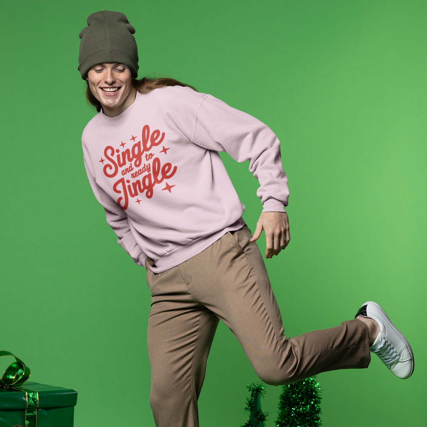 Single and Ready to Jingle Christmas Sweatshirt