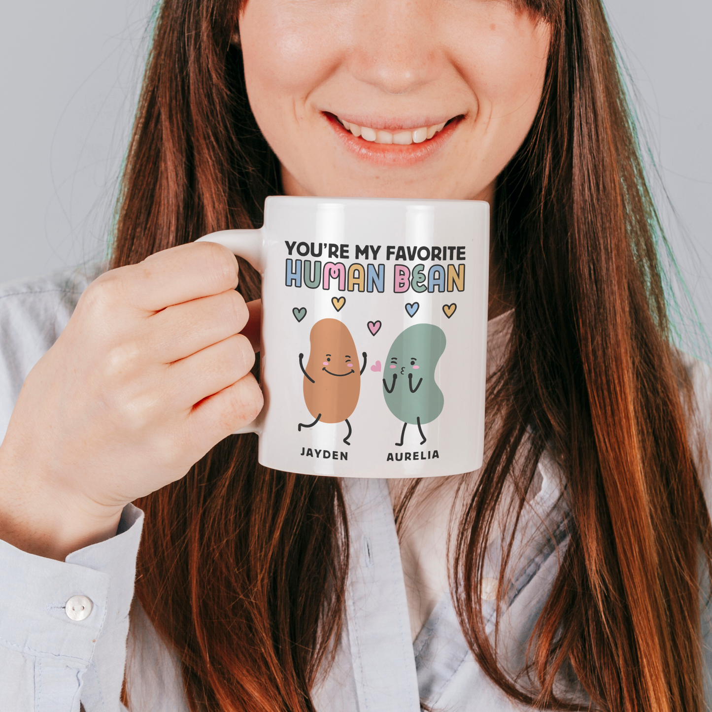 Personalised Human Bean Mug