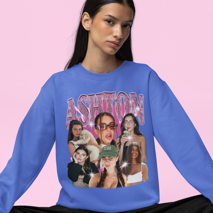 CUSTOM Create Your Own Bling Bootleg Vintage Wash Crewneck Sweatshirt