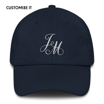 CUSTOM Monogrammed Initials Embroidered Cap