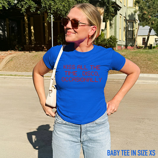 Kiss All The Time KATTDO Baby Tee