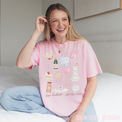 CUSTOM Bachelorette Party Trip Watercolor Classic T-Shirt