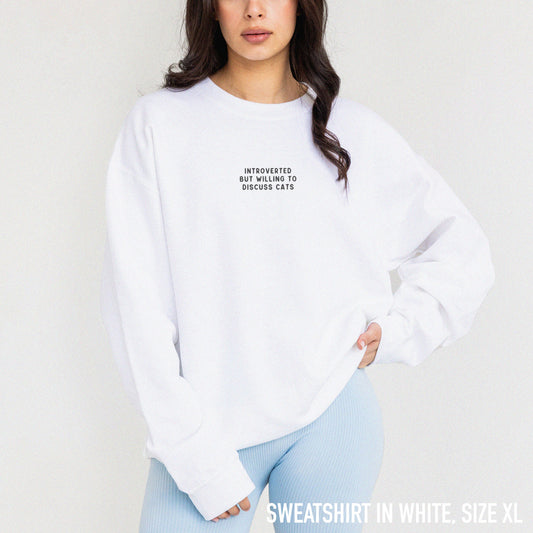 CUSTOM Your Text Embroidered Sweatshirt