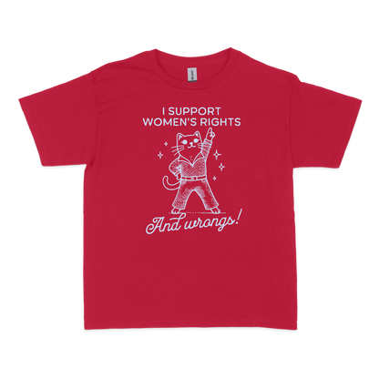 I Support Women’s Rights Wrongs Baby Tee