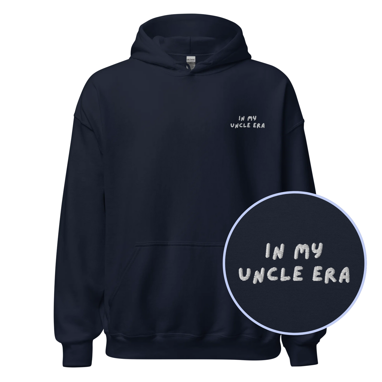 In My Uncle Era Embroidered Hoodie