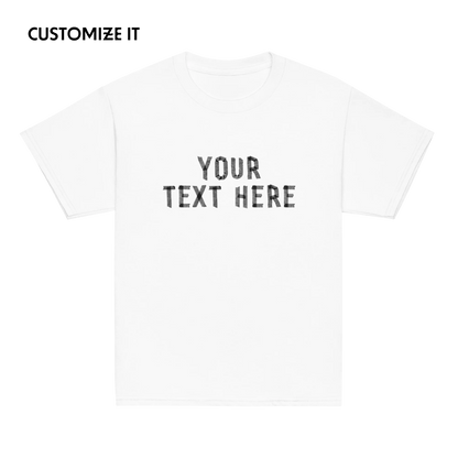 CUSTOM Your Text Taped Up Baby Tee