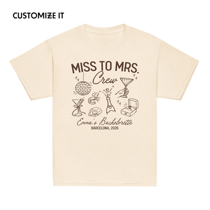 CUSTOM Bachelorette Party Trip Baby Tee