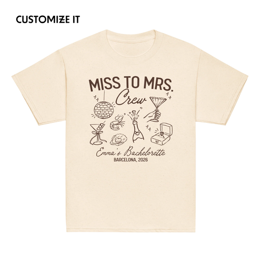 CUSTOM Bachelorette Party Trip Baby Tee