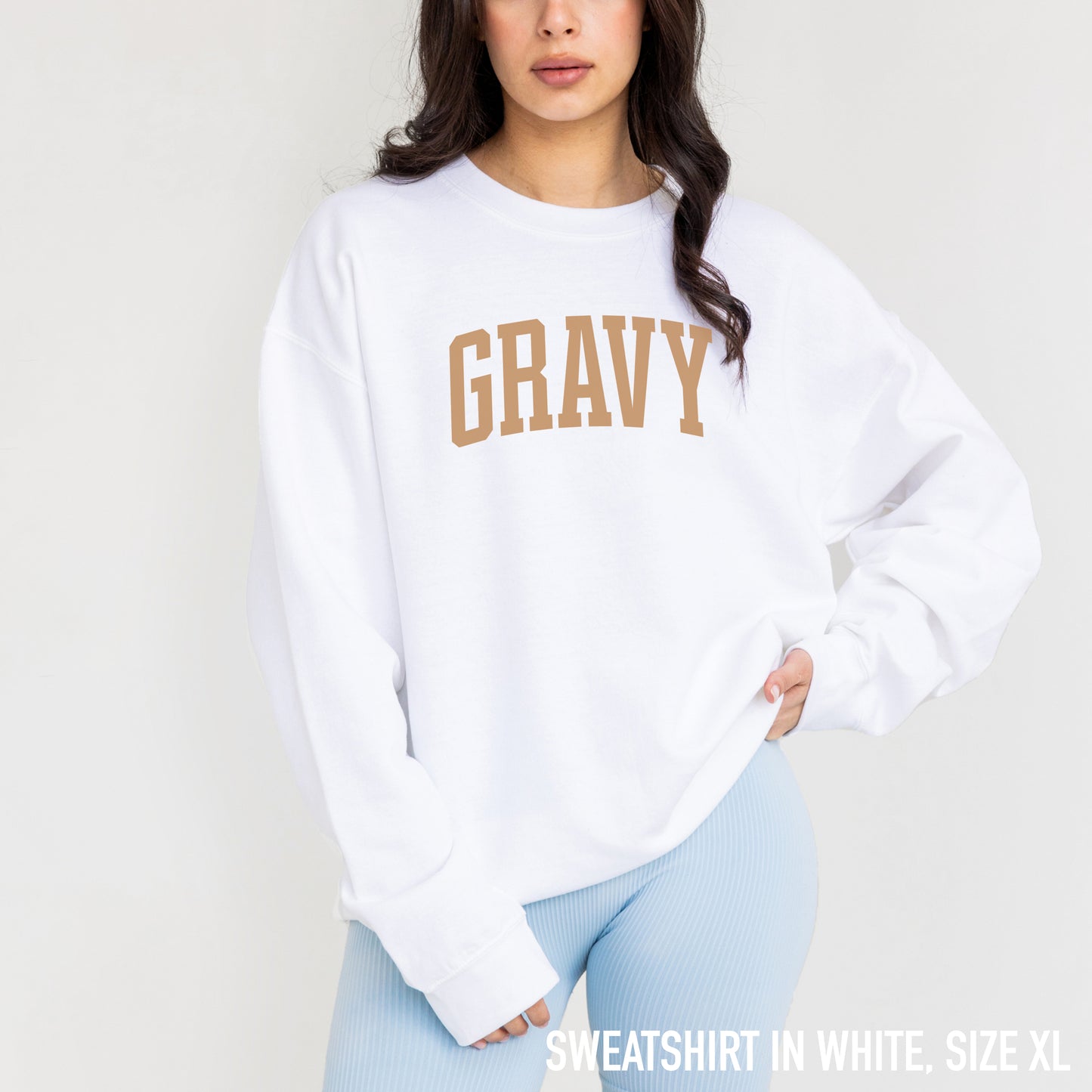 Gravy Christmas Food Varsity Sweatshirt