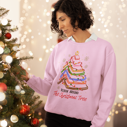 All Booked for Christmas Bookish Christmas Sweatshirt