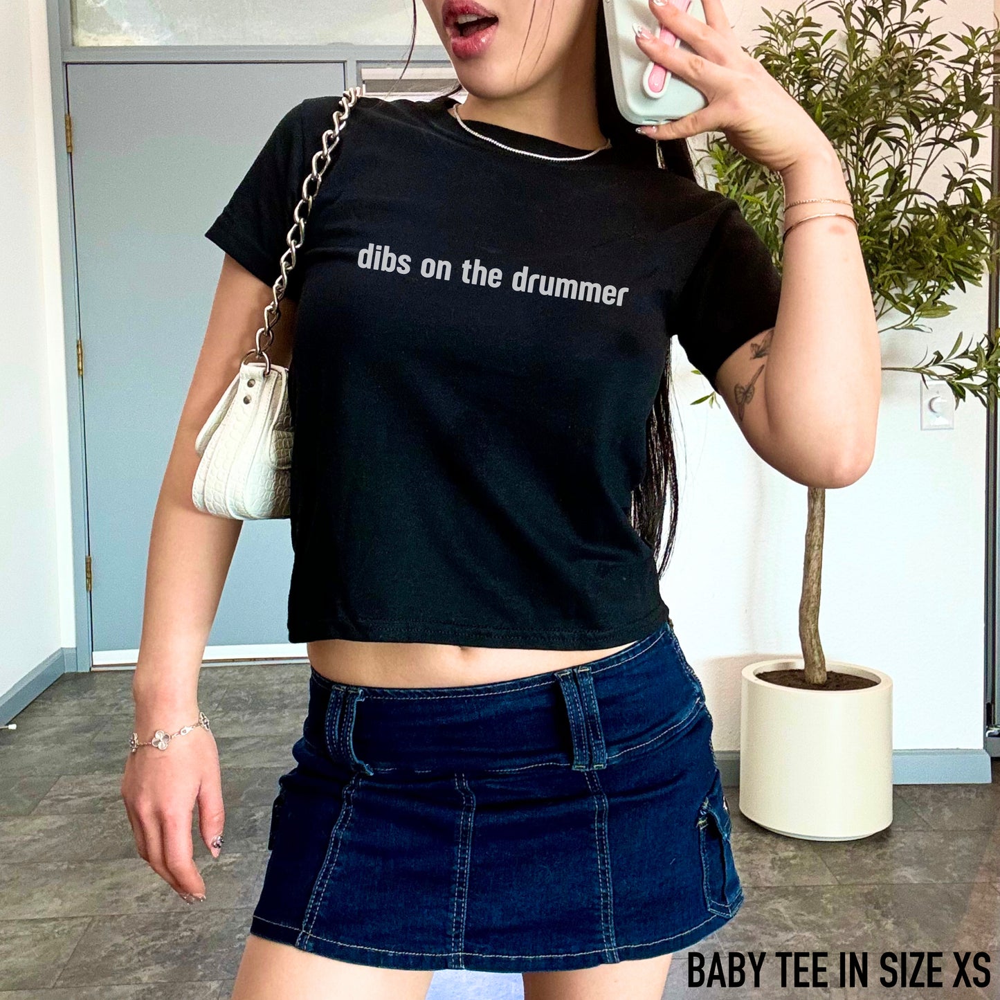 Dibs on the Drummer Baby Tee