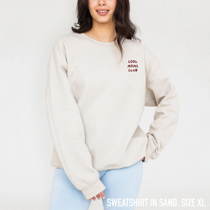 Cool Moms Club Embroidered Sweatshirt