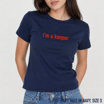 I'm a Keeper World Cup Football Baby Tee