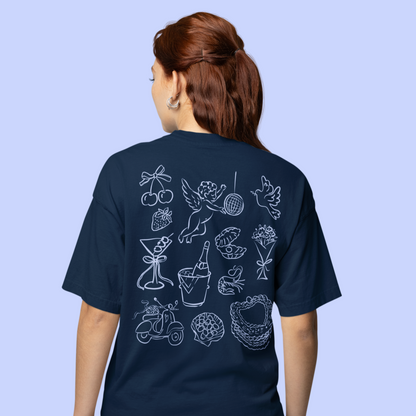 Team Bride Bachelorette Line Art Premium T-Shirt