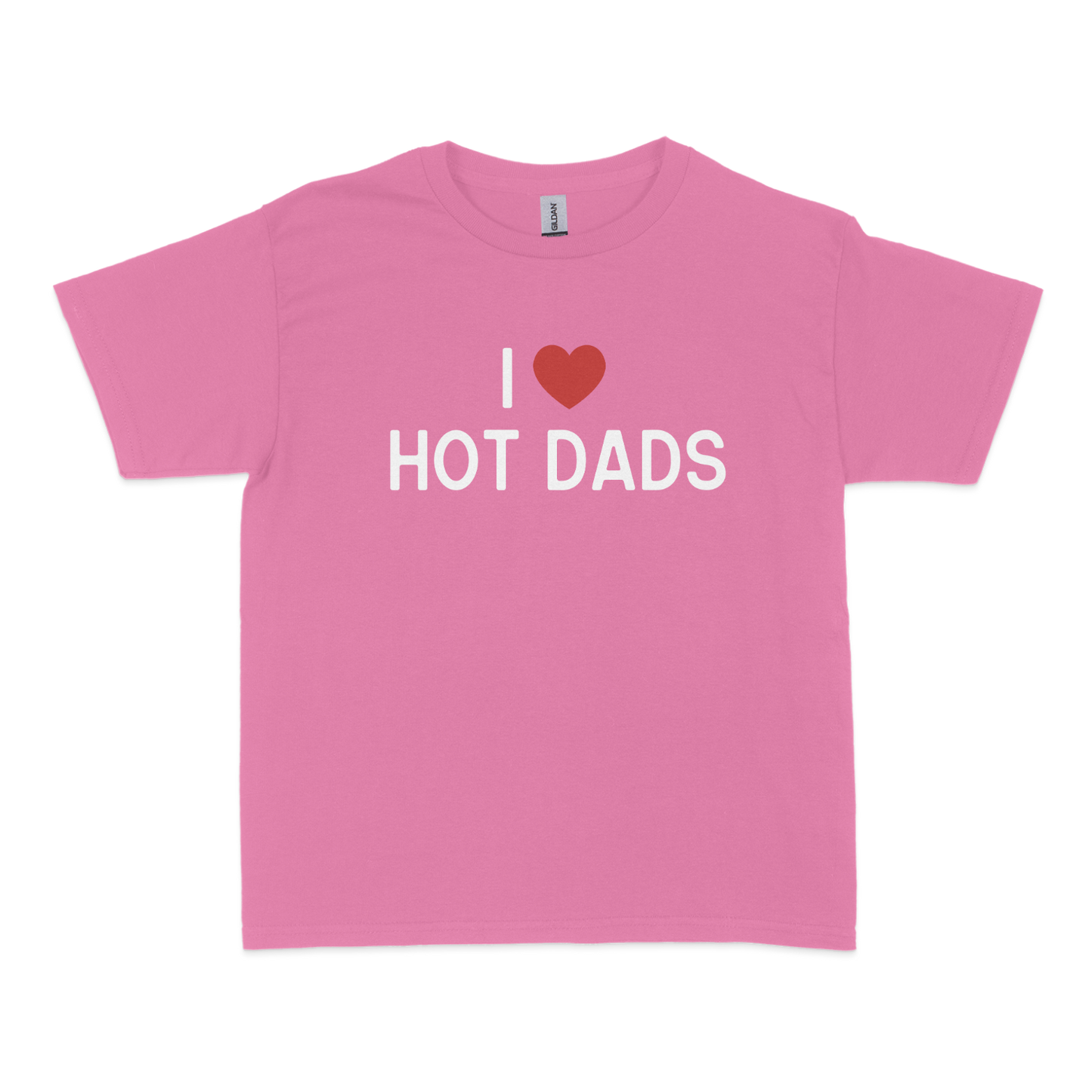 I Love Hot Dads Baby Tee