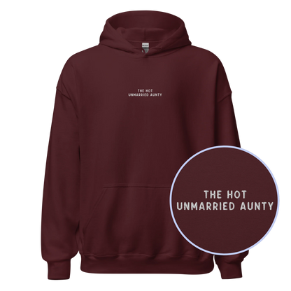 The Hot Unmarried Aunty Embroidered Hoodie