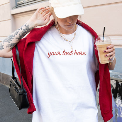 CUSTOM YOUR Text Premium T-Shirt