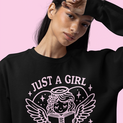 Just a Girl In Love with Fiction Sweatshirt