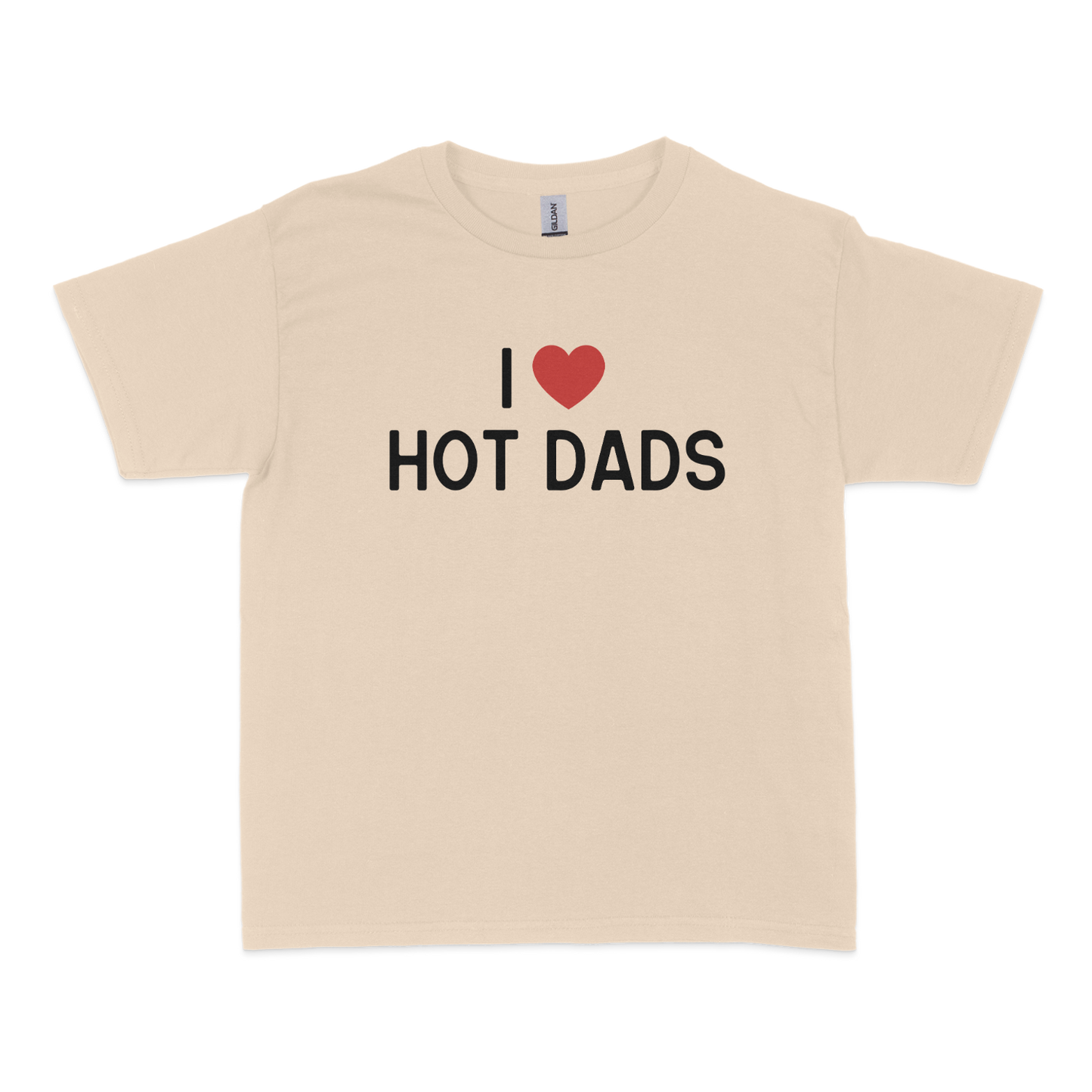 I Love Hot Dads Baby Tee