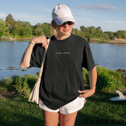 Run Clubs > Night Clubs Running Embroidered Classic T-Shirt