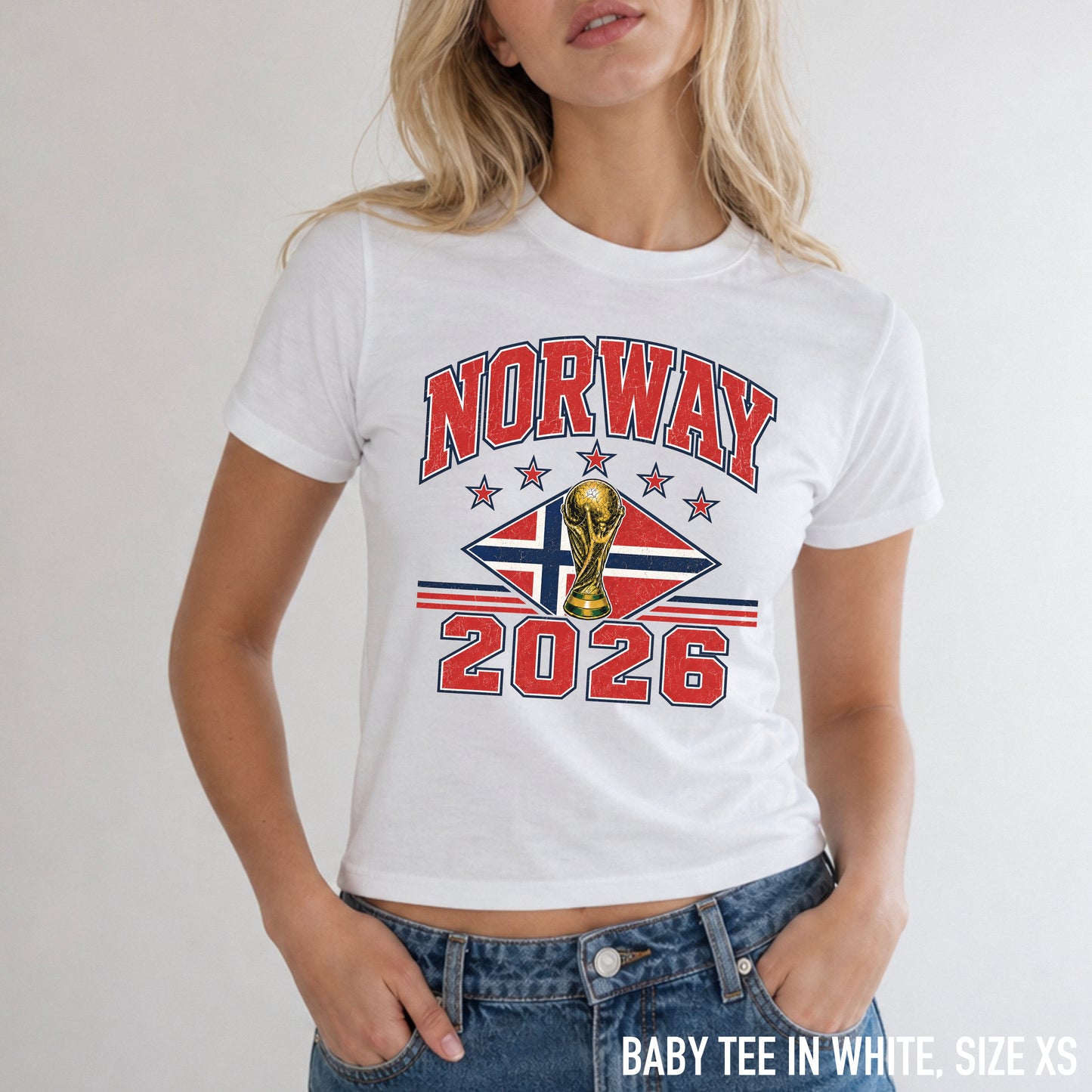 Norway 2026 Football World Cup Baby Tee