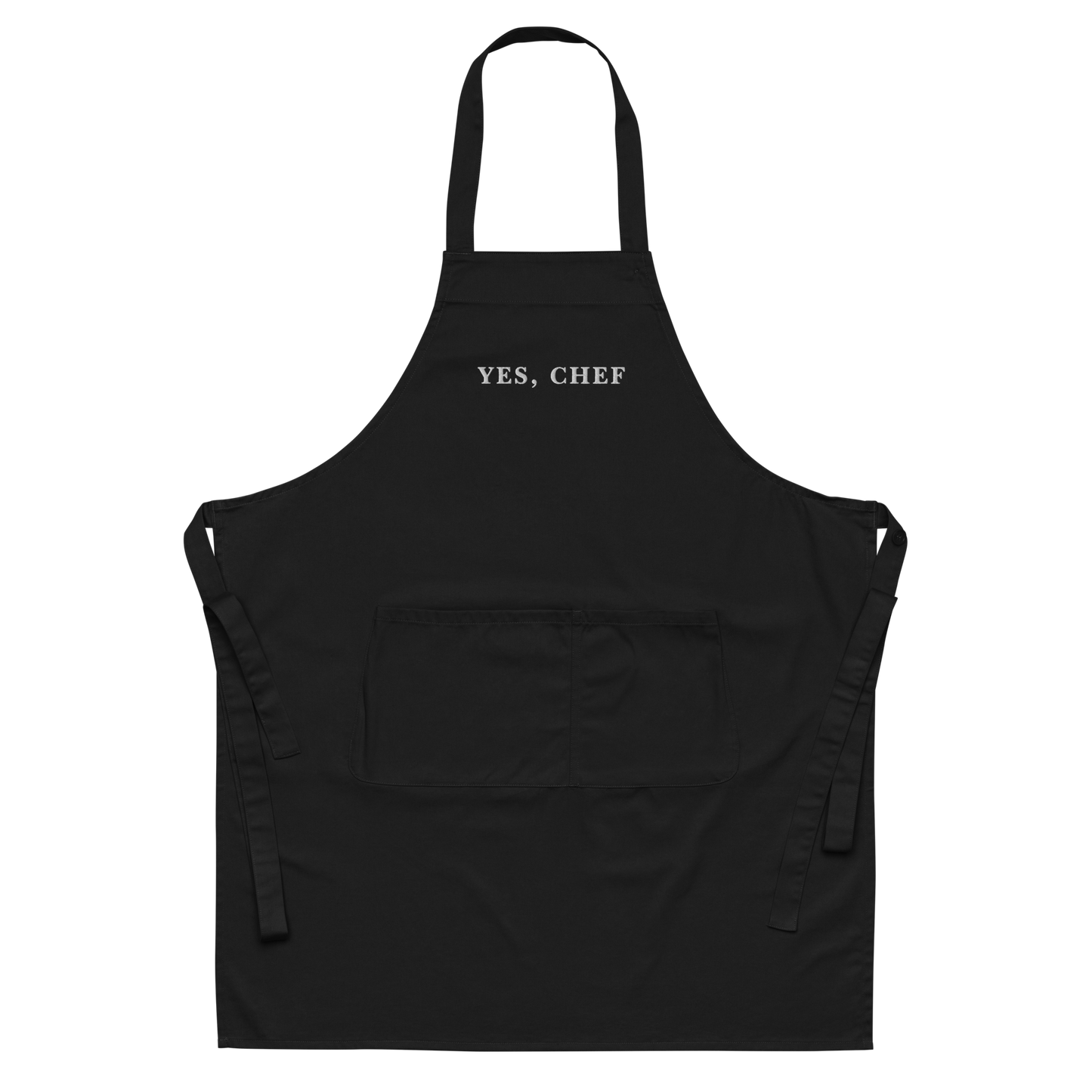 Yes, Chef Embroidered Organic Cotton Apron