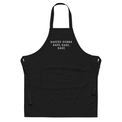 Bakers Gonna Bake Embroidered Organic Cotton Apron