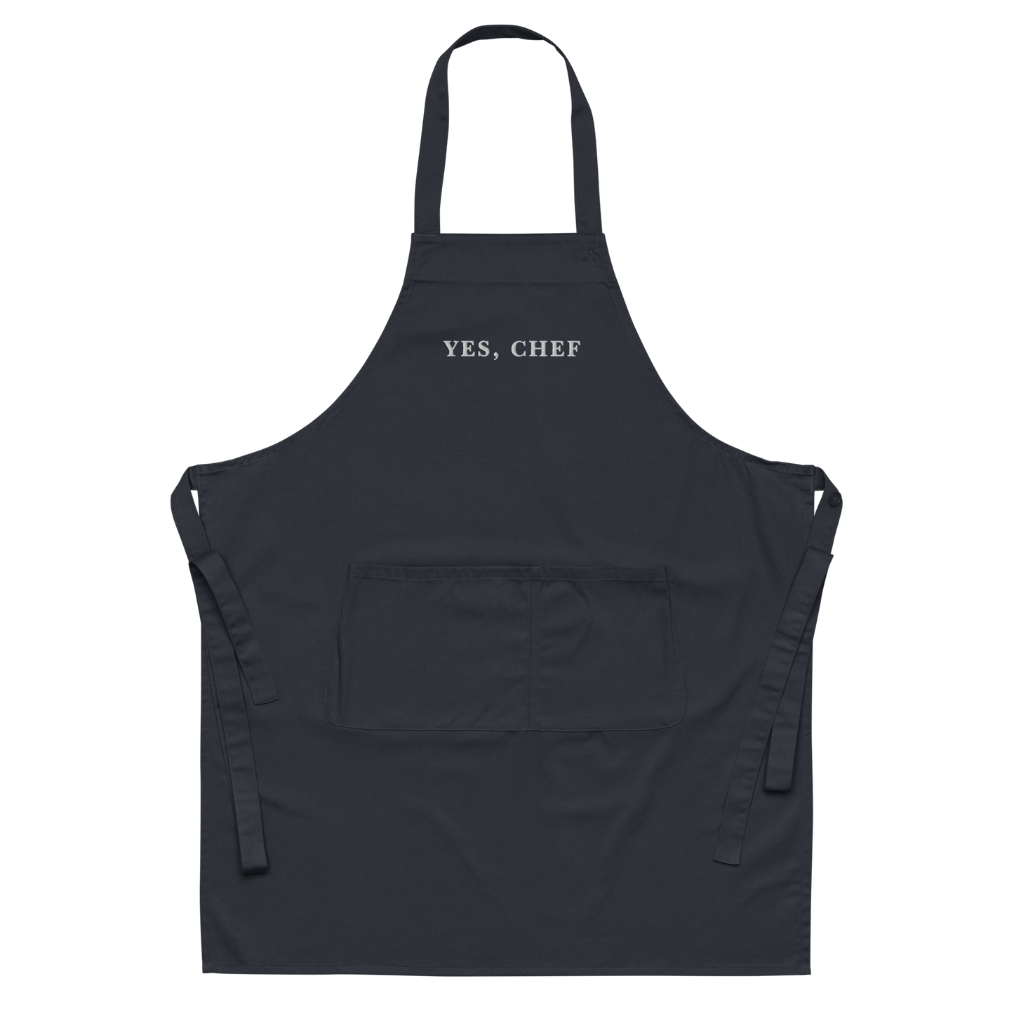 Yes, Chef Embroidered Organic Cotton Apron