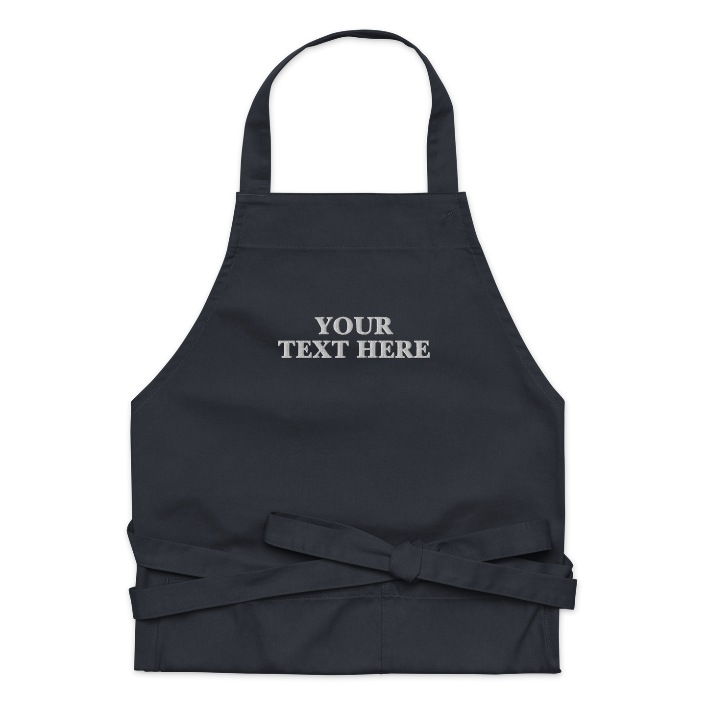 CUSTOM Embroidered Organic Cotton Apron