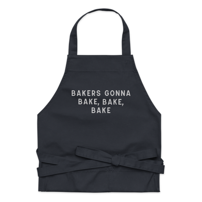 Bakers Gonna Bake Embroidered Organic Cotton Apron