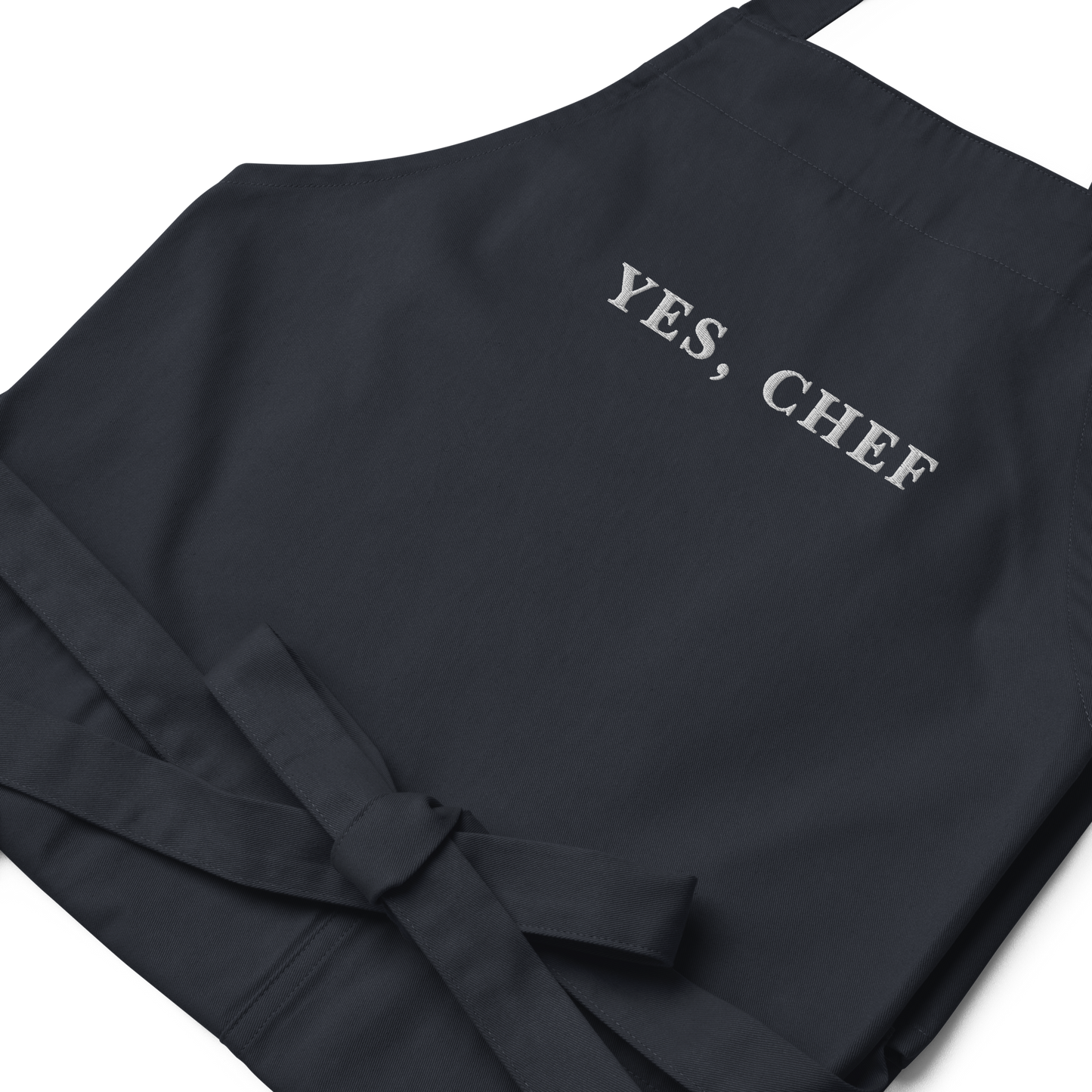 Yes, Chef Embroidered Organic Cotton Apron