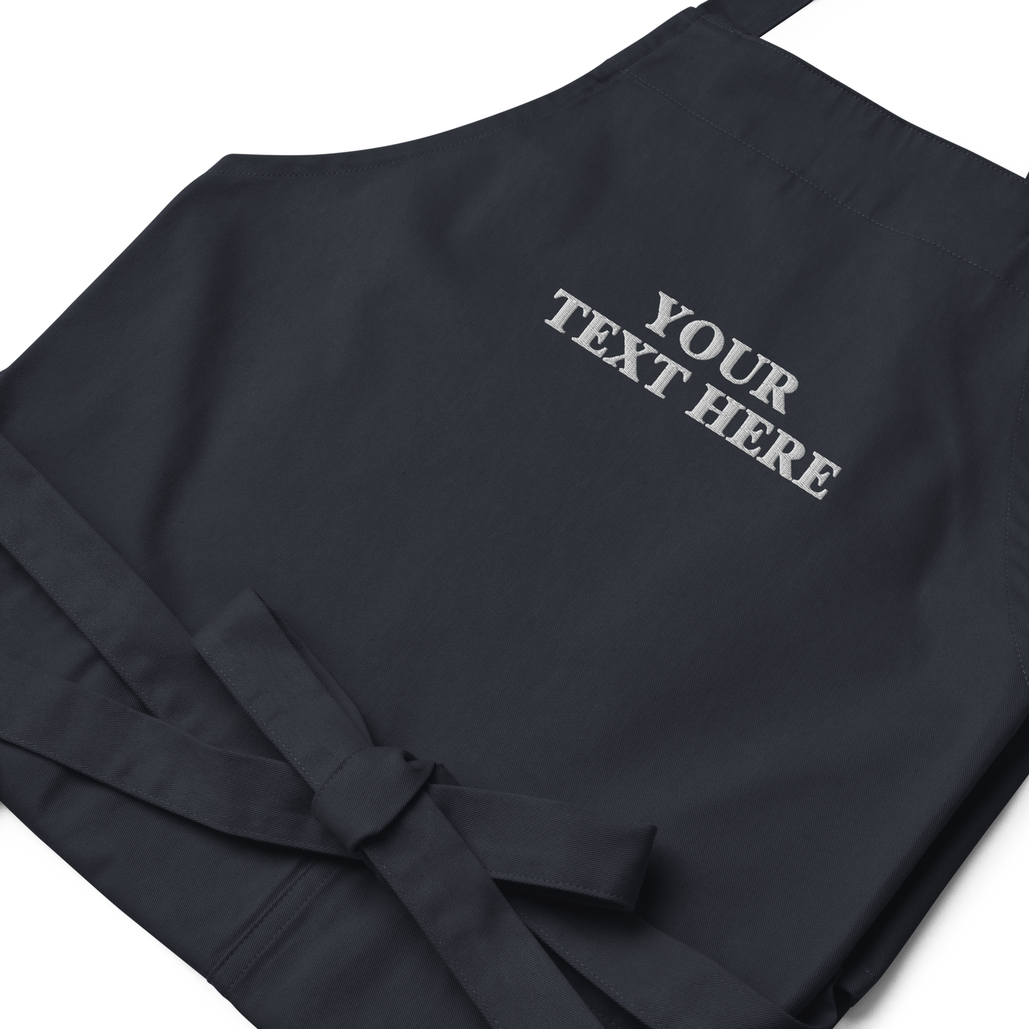 CUSTOM Embroidered Organic Cotton Apron