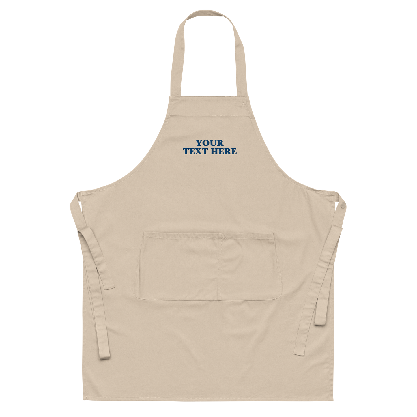 CUSTOM Embroidered Organic Cotton Apron